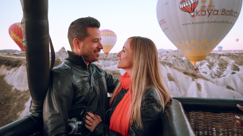 Volar en globo en Capadocia