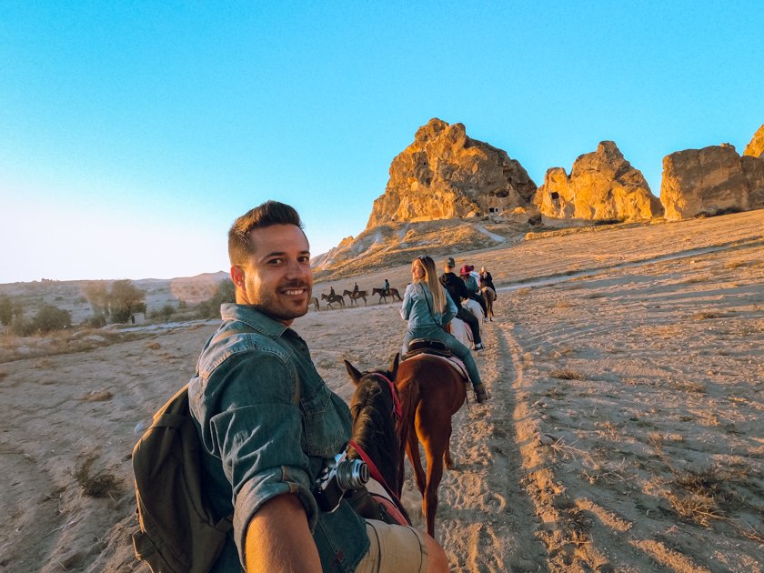 Montar a caballo capadocia