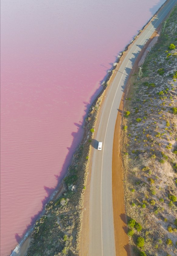 Hutt lagoon Australia