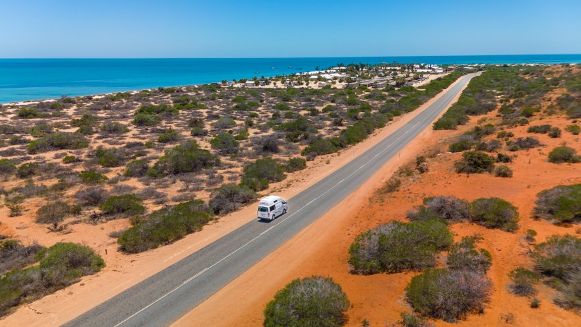 Carretera de Perth a Exmouth