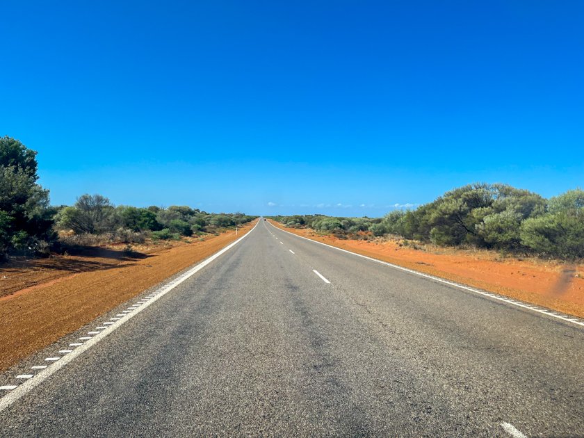 Carretera de Perth a Exmouth