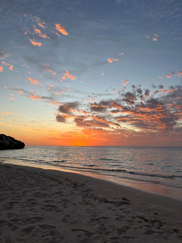 Atardecer en Coral Bay