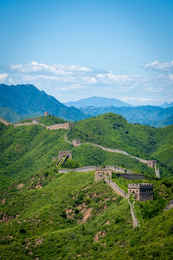 Paisaje de la Gran Muralla China Jinshaling